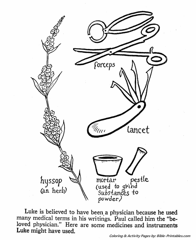 Bible Life and Times Coloring Pages 14