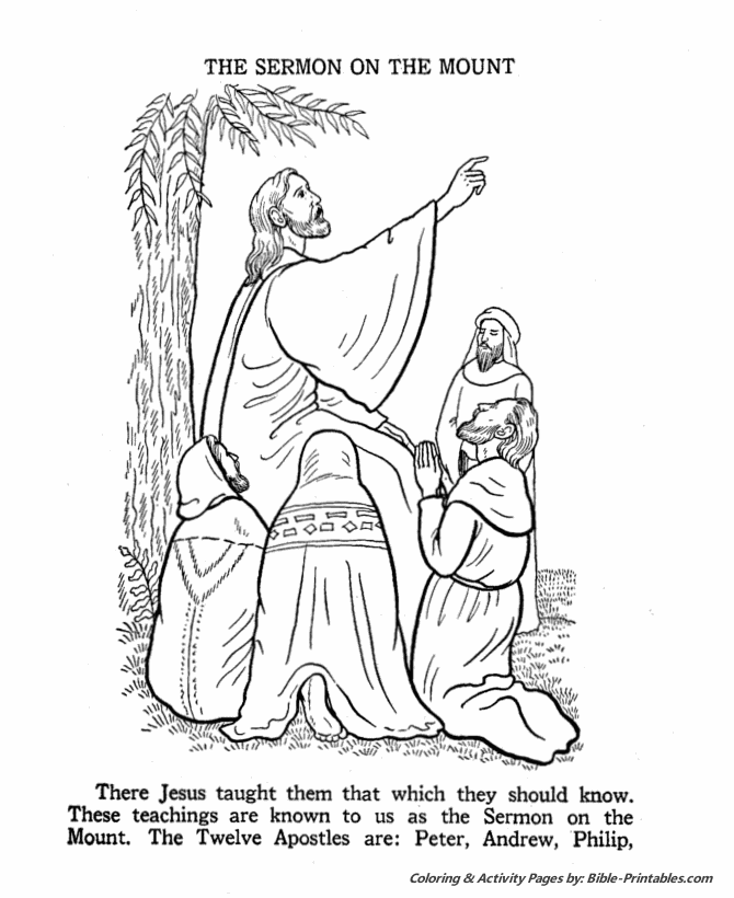 jesus teaching the crowds clip art