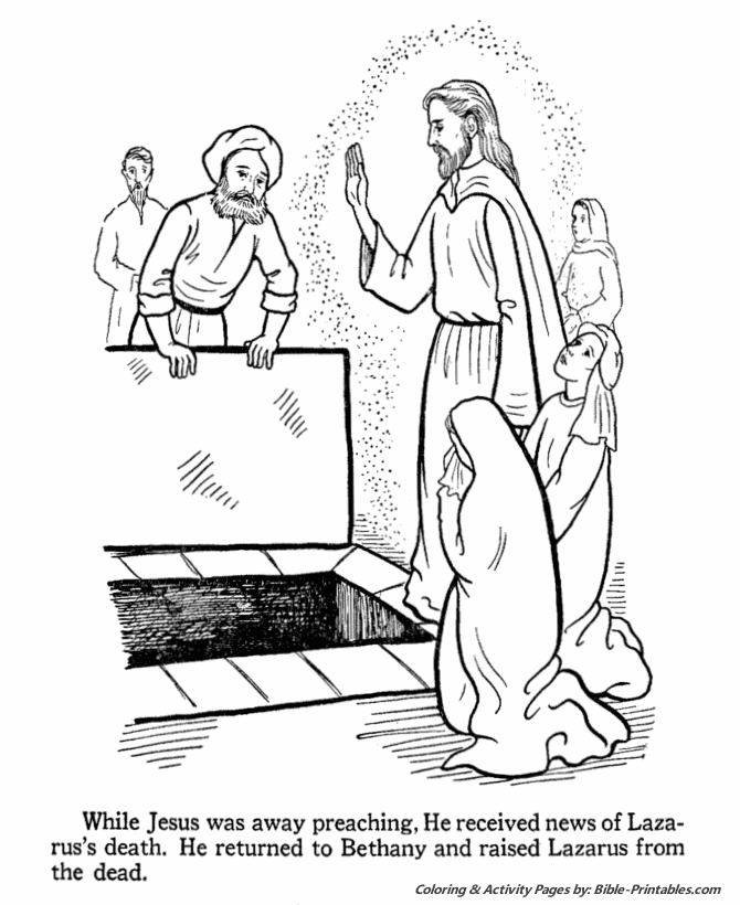 Jesus Teaches Coloring Pages 15