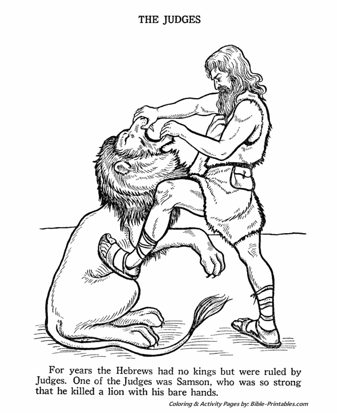 Old Testament Coloring Pages 