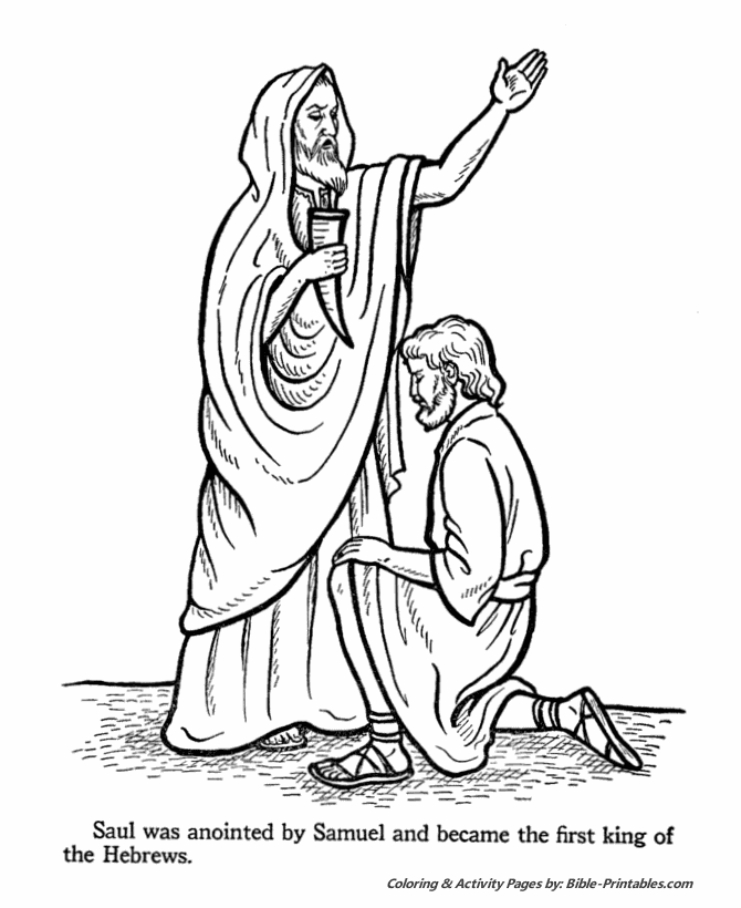 bible story coloring pages samuel - photo #41