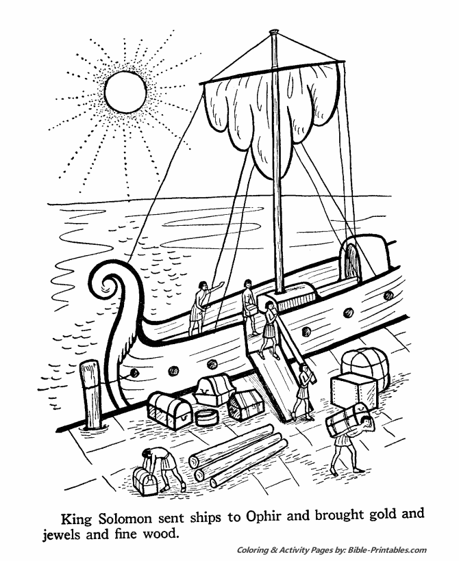 Old Testament Coloring Pages 