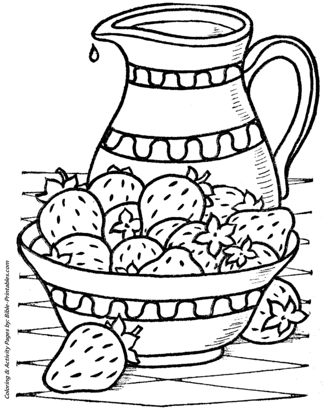 Thanksgiving Dinner Coloring Pages