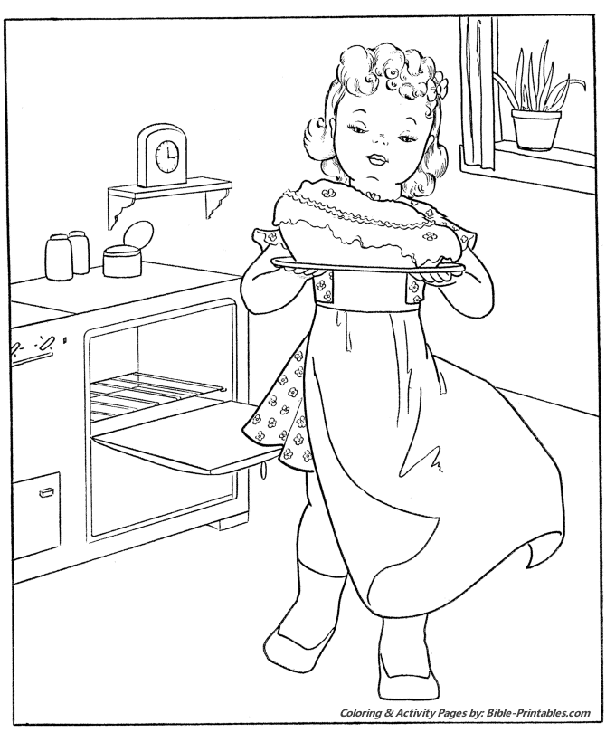 Thanksgiving Scenes and Fun Coloring Pages