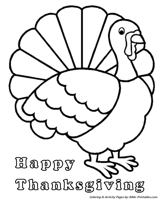 happy thanksgiving  coloring pictures