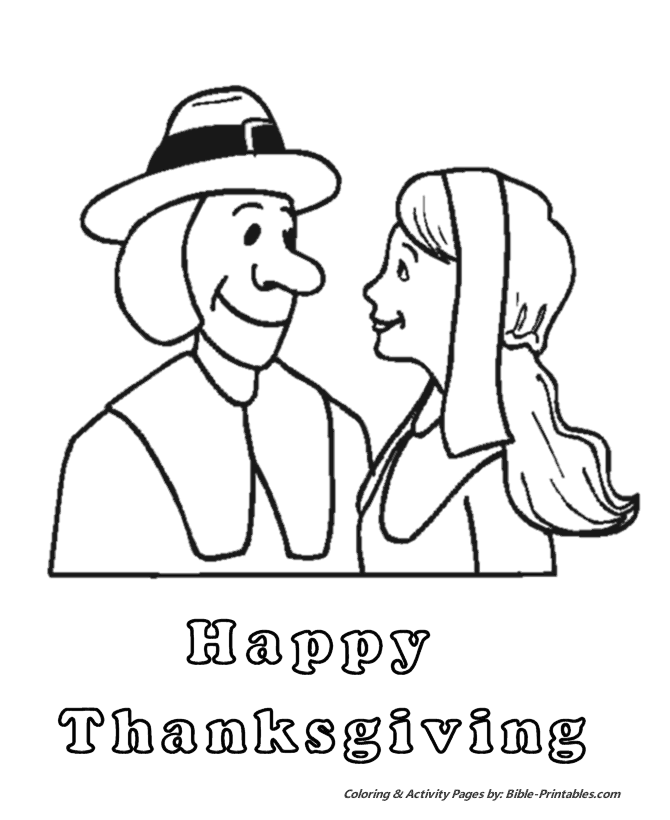 Thanksgiving Scenes and Fun Coloring Pages