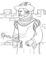 Pilgrim's Story Coloring Pages