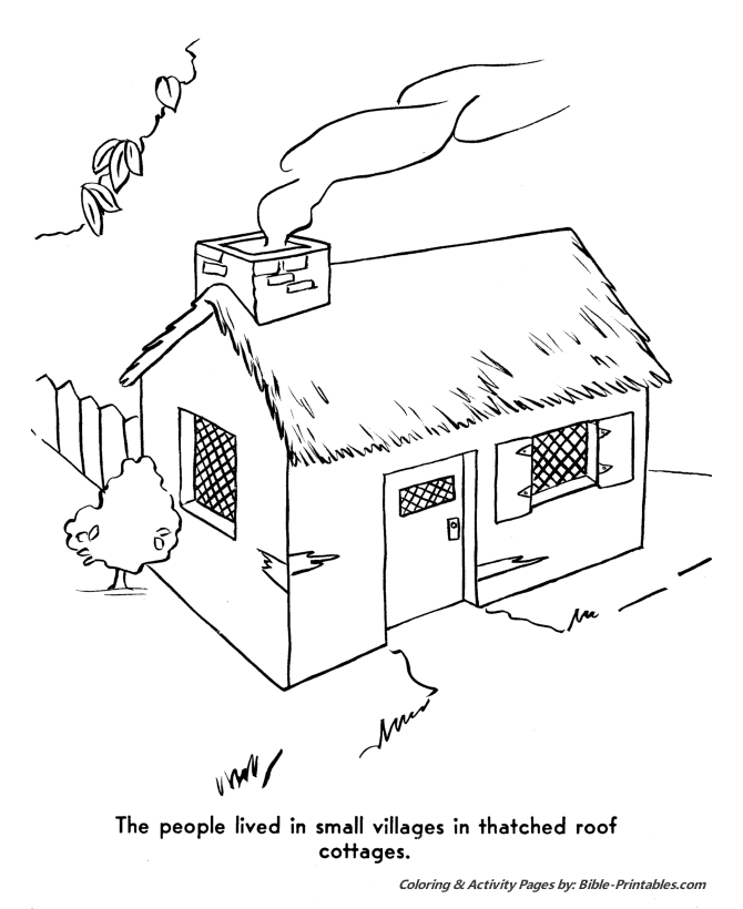 Bible Printables The Pilgrims Story Coloring Pages