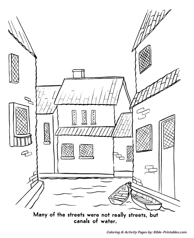 Thanksgiving Pilgrims Coloring Pages