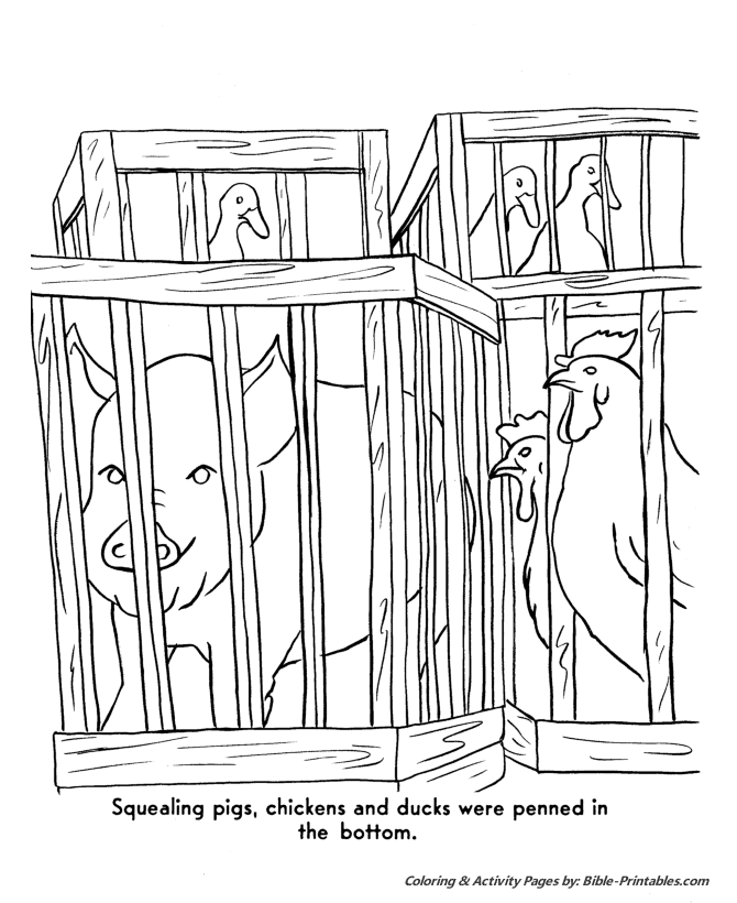 Thanksgiving Pilgrims Coloring Pages