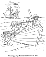 Pilgrim's Story Coloring Pages