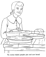 Pilgrim's Story Coloring Pages