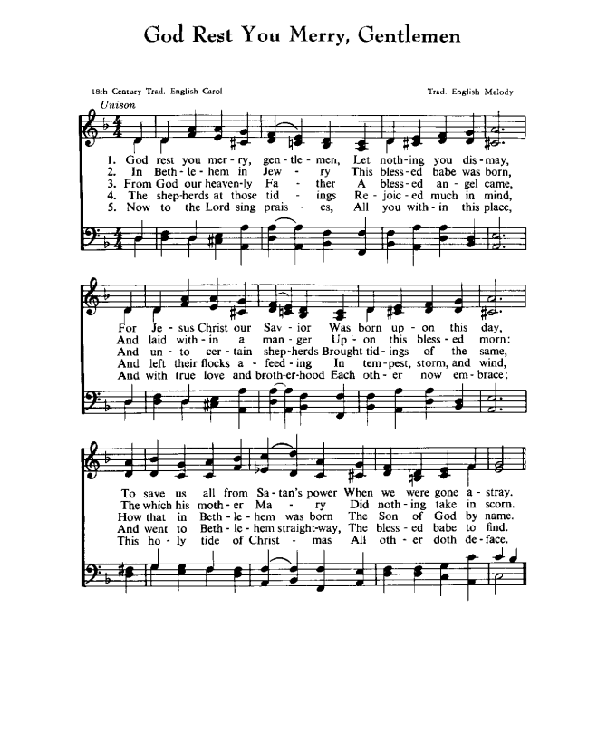 Favorite Public Domain Carols