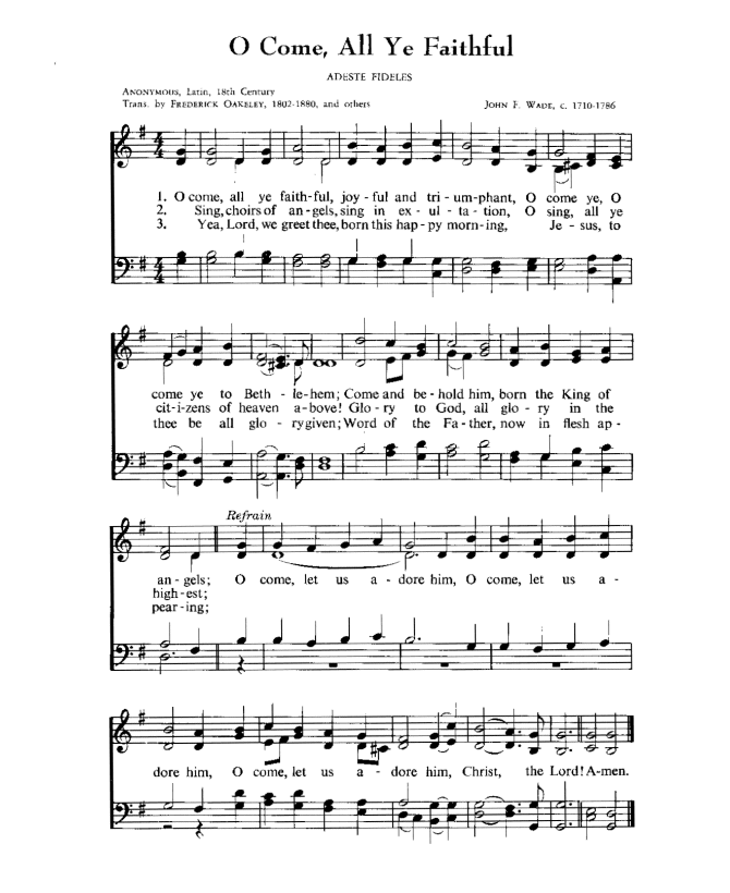 Favorite Public Domain Carols