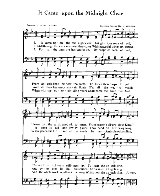 Bible Printables Traditional Christmas Carols 10