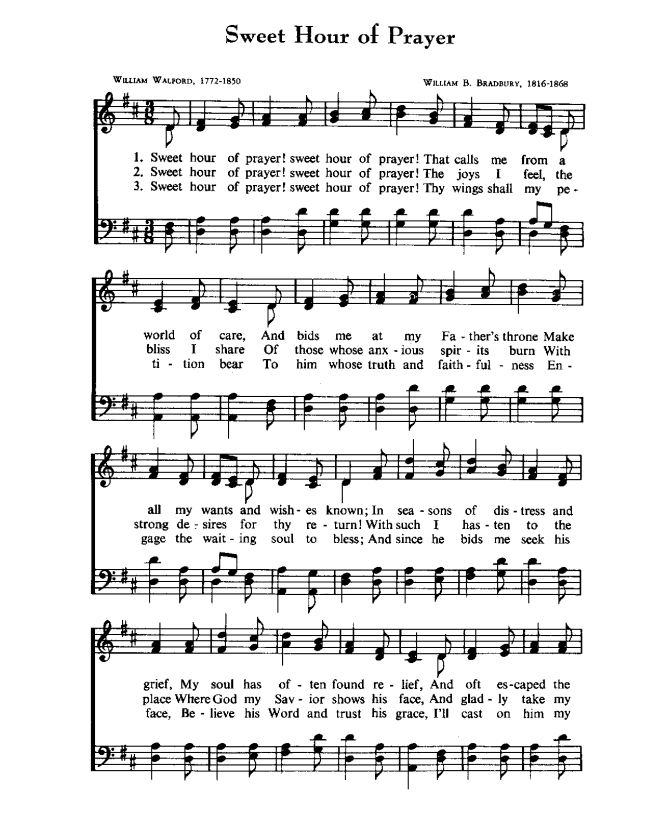 Favorite Public Domain Hymns